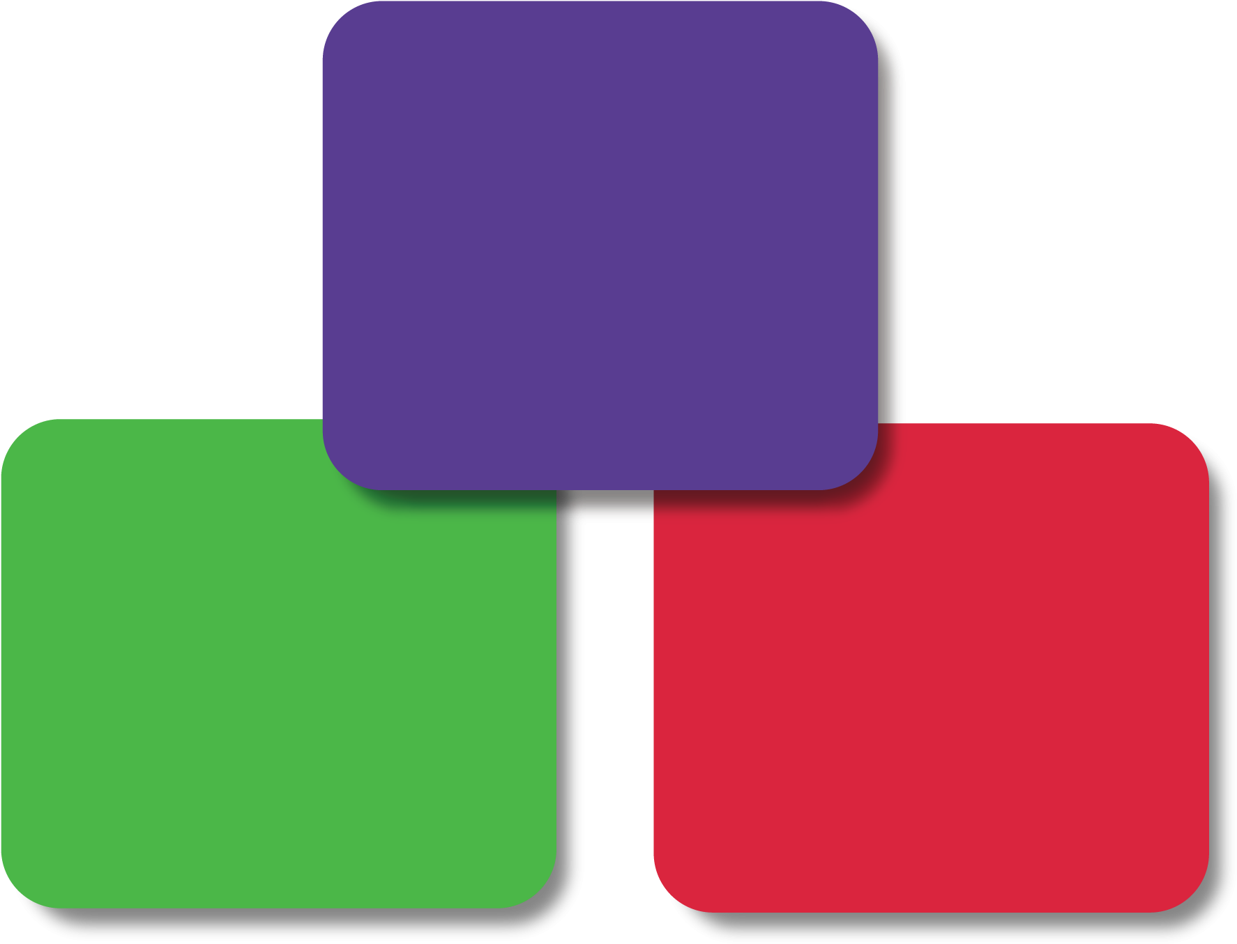Abstract Color Blocks Design PNG