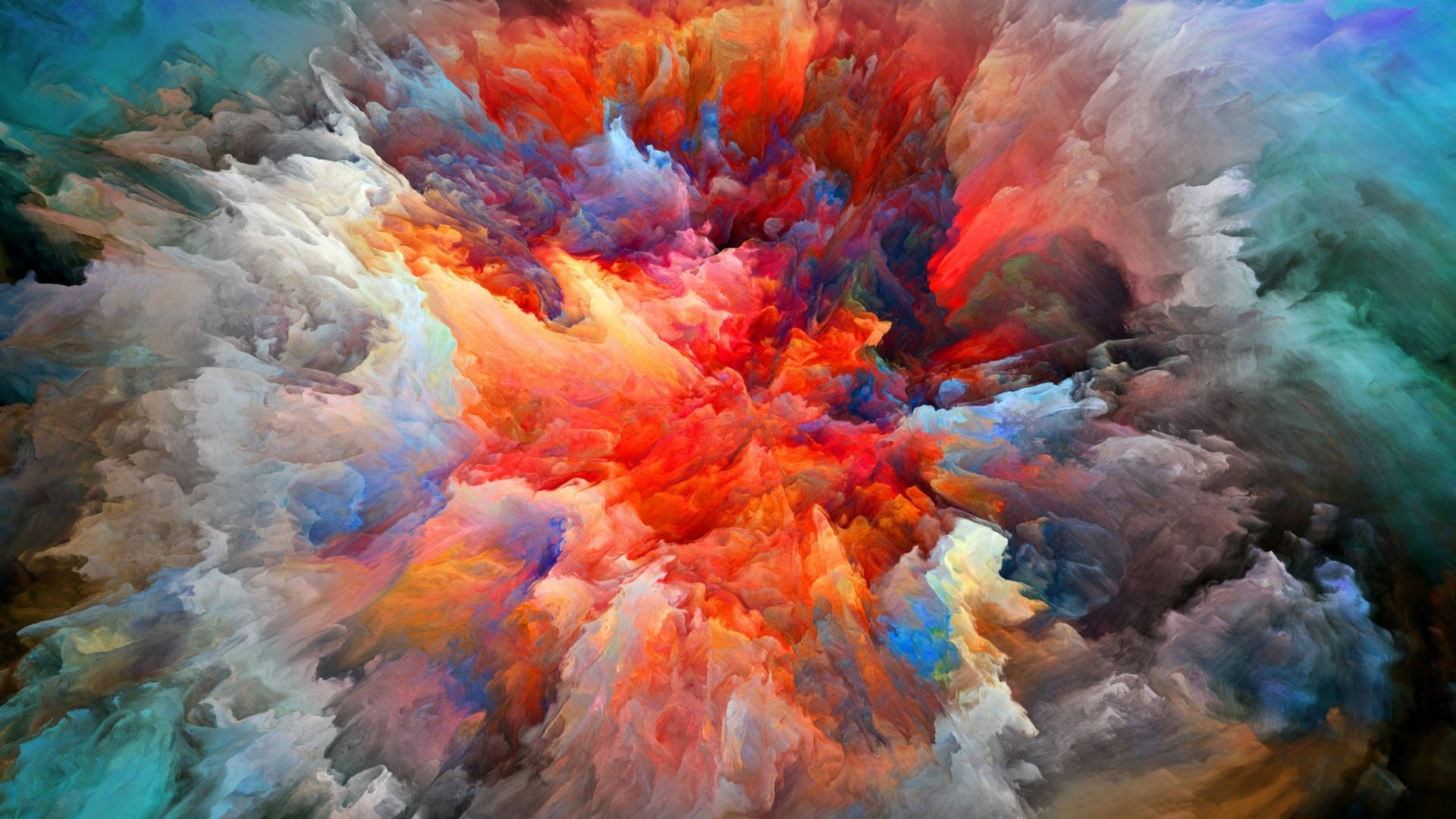 Abstract Color Burst Uhd Picture