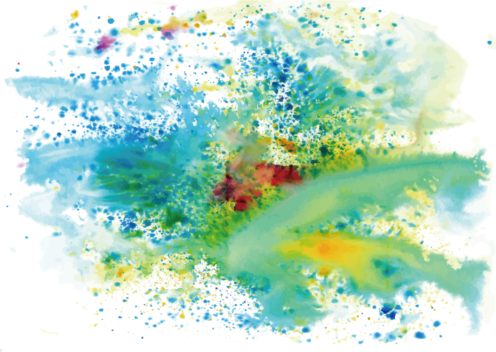 Abstract Color Explosion PNG