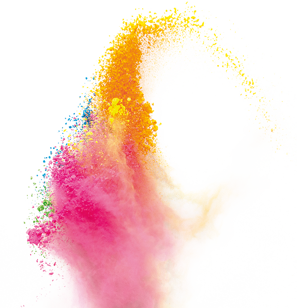 Abstract Color Explosion PNG