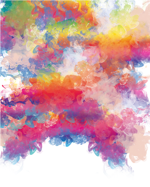 Abstract Color Explosion PNG