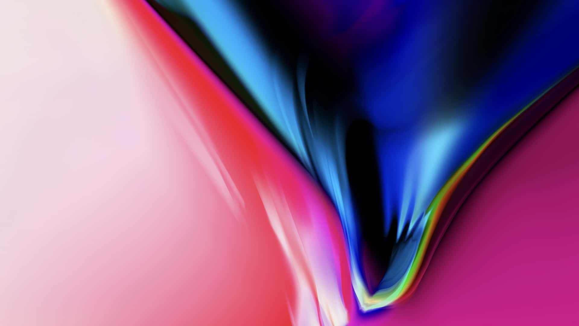 Abstract Color Wave Art Wallpaper