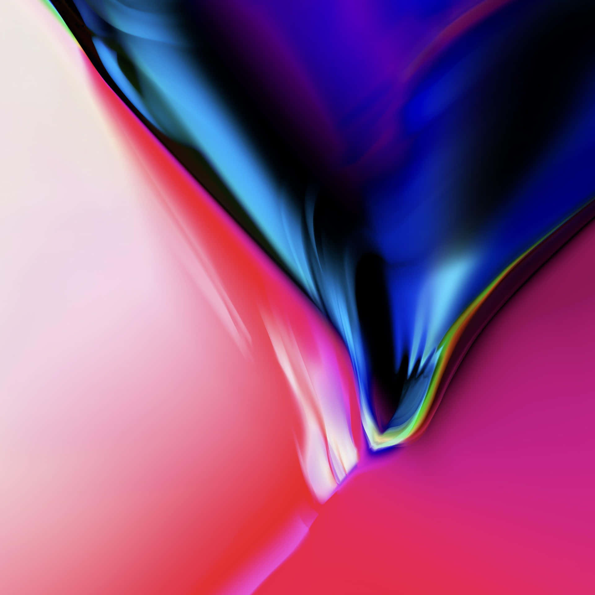 Abstract Color Wave Art Wallpaper