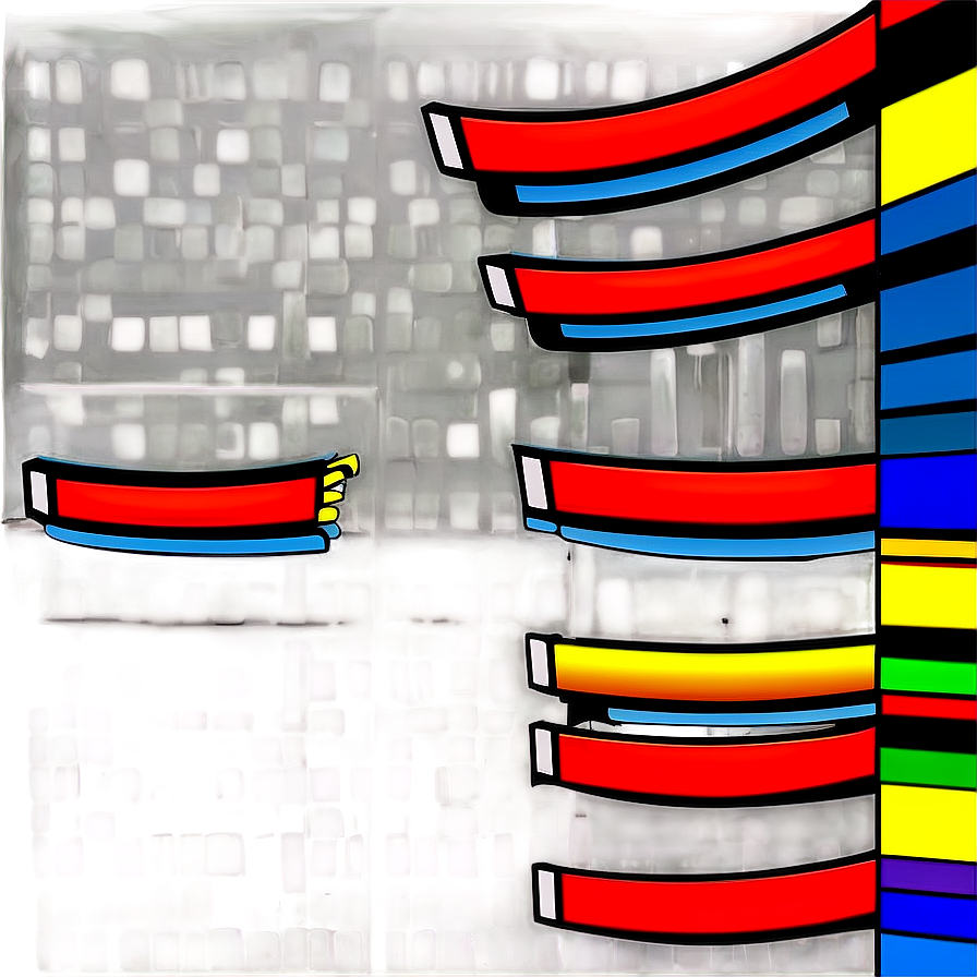 Abstract Colored Lines Urban Backdrop PNG