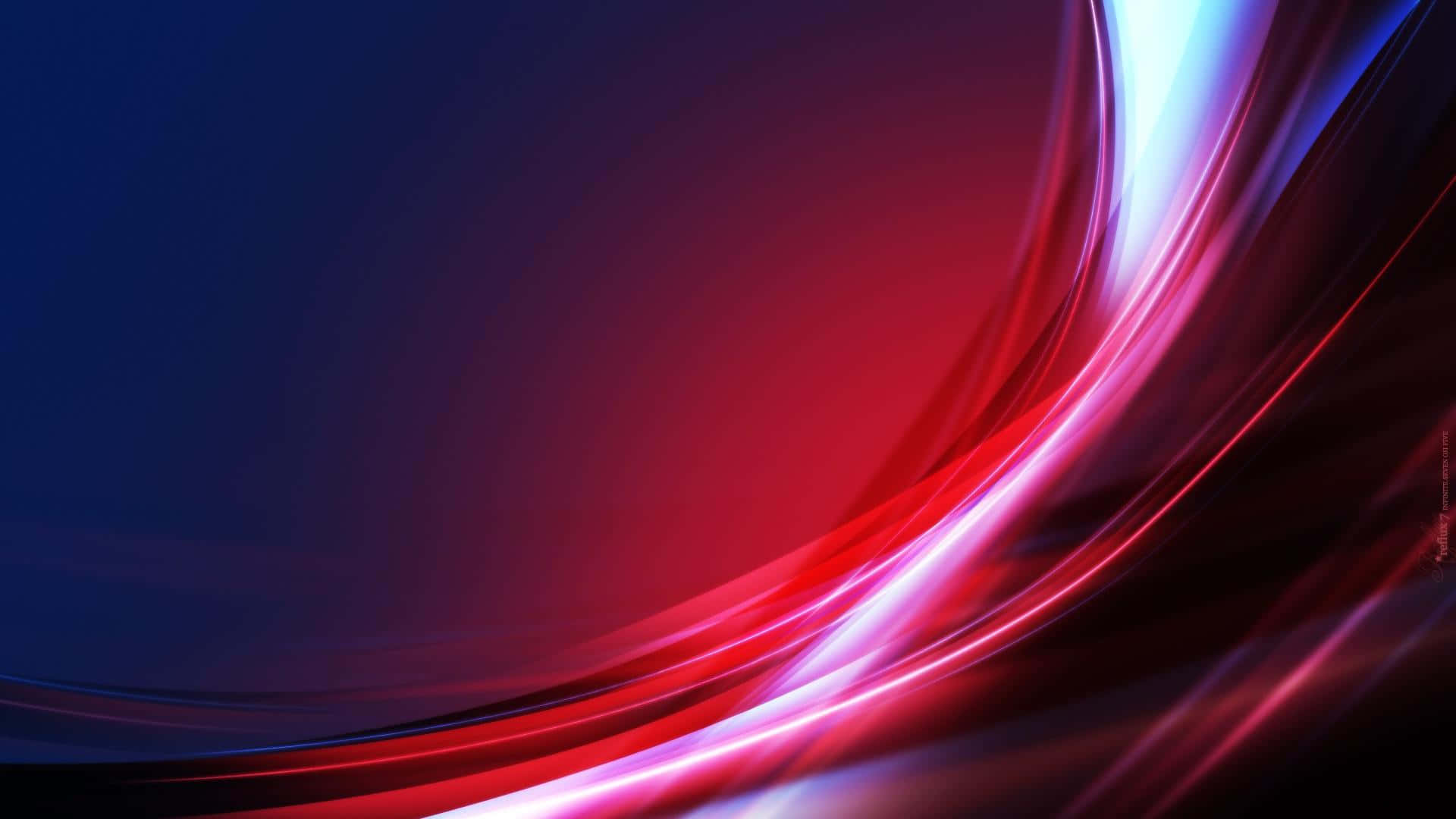 A Red And Blue Abstract Background With A Wave
