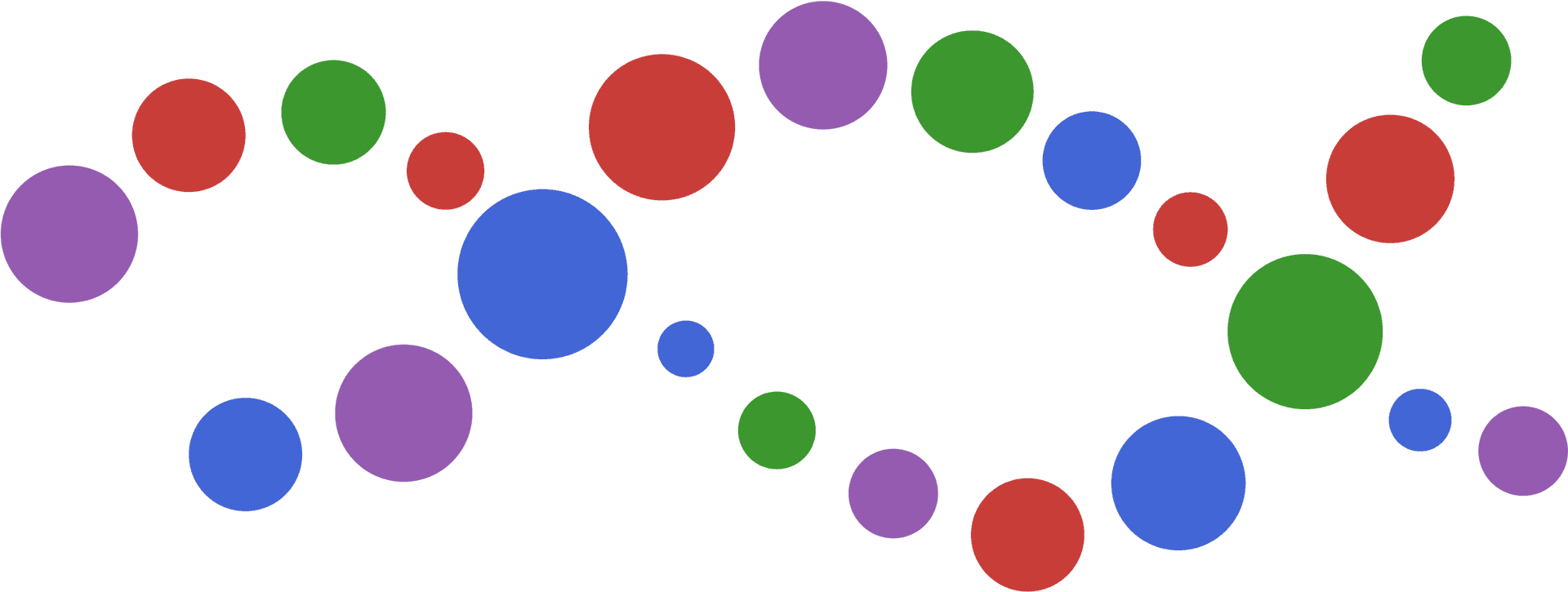 Abstract Colorful Circles Pattern PNG