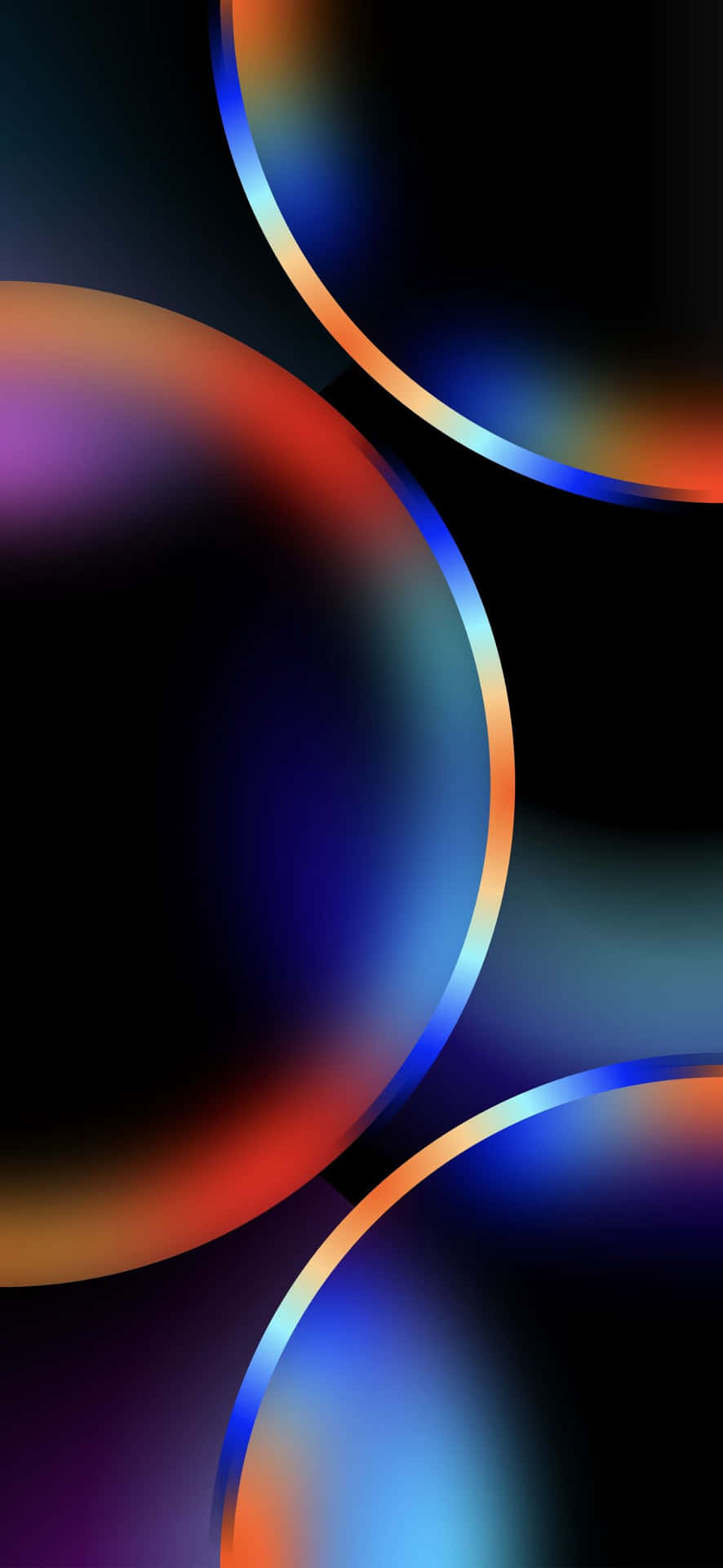Abstract Colorful Curvesi Phone Wallpaper Wallpaper