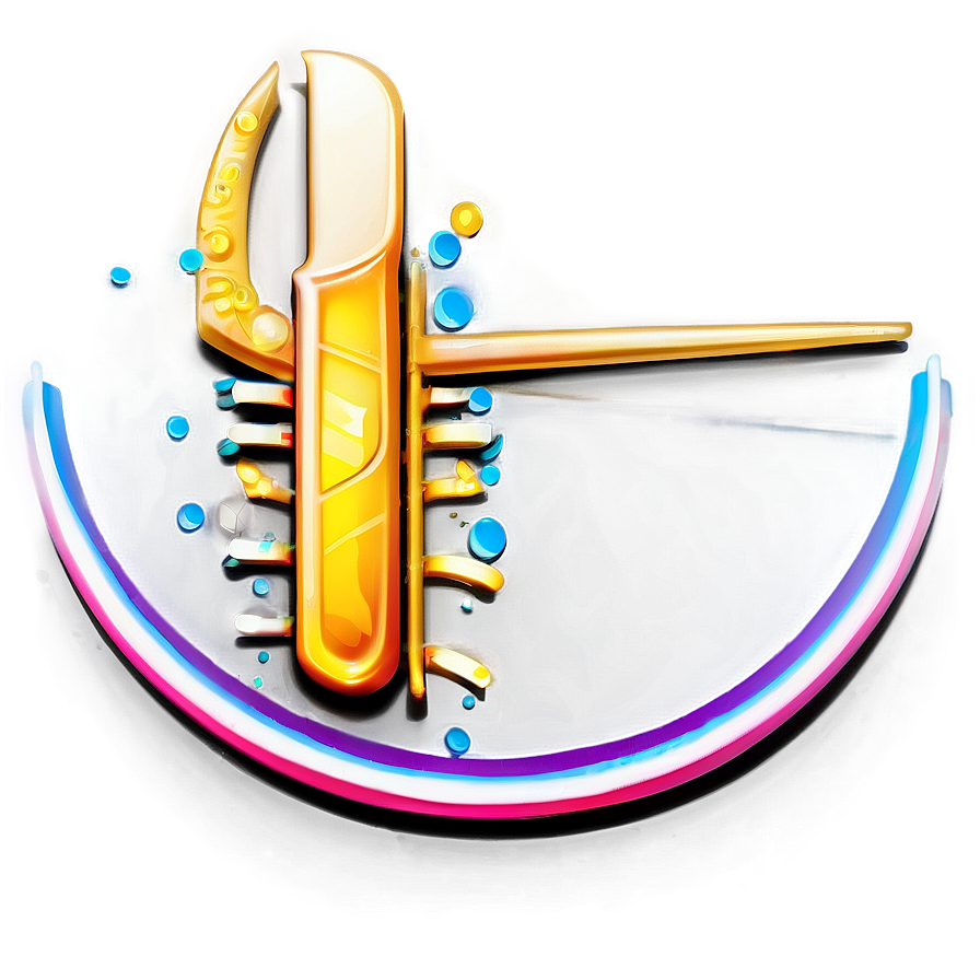 Abstract Colorful Line Vector Art PNG