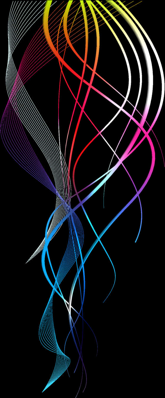 Abstract_ Colorful_ Lines_ Artwork PNG