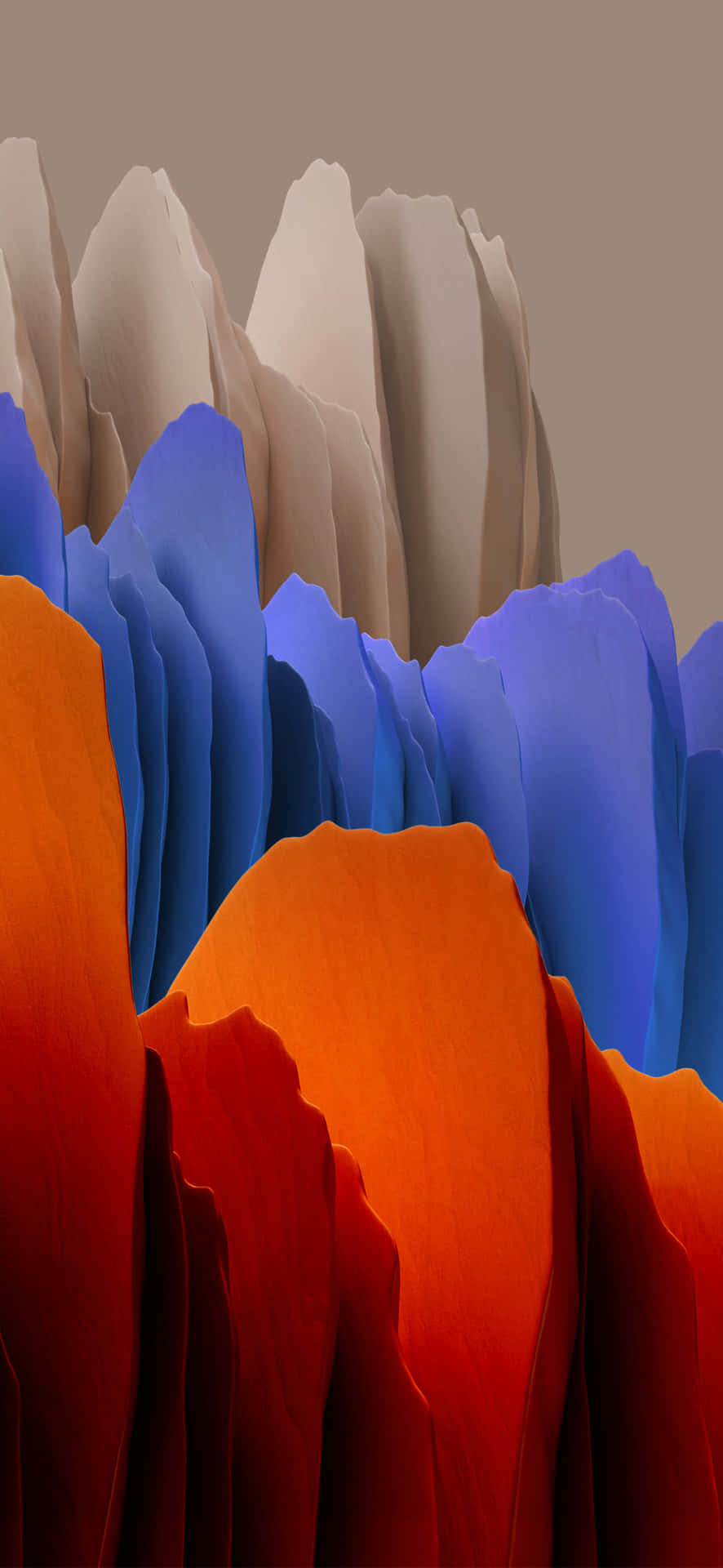 Abstract_ Colorful_ Mountain_ Ranges Wallpaper