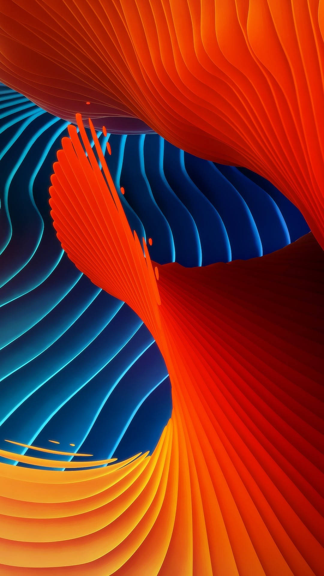 Abstract Colorful Wave Top Iphone Hd