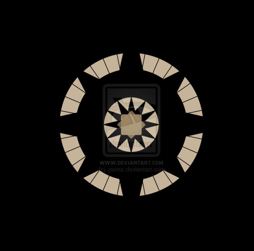 Abstract Compass Design PNG