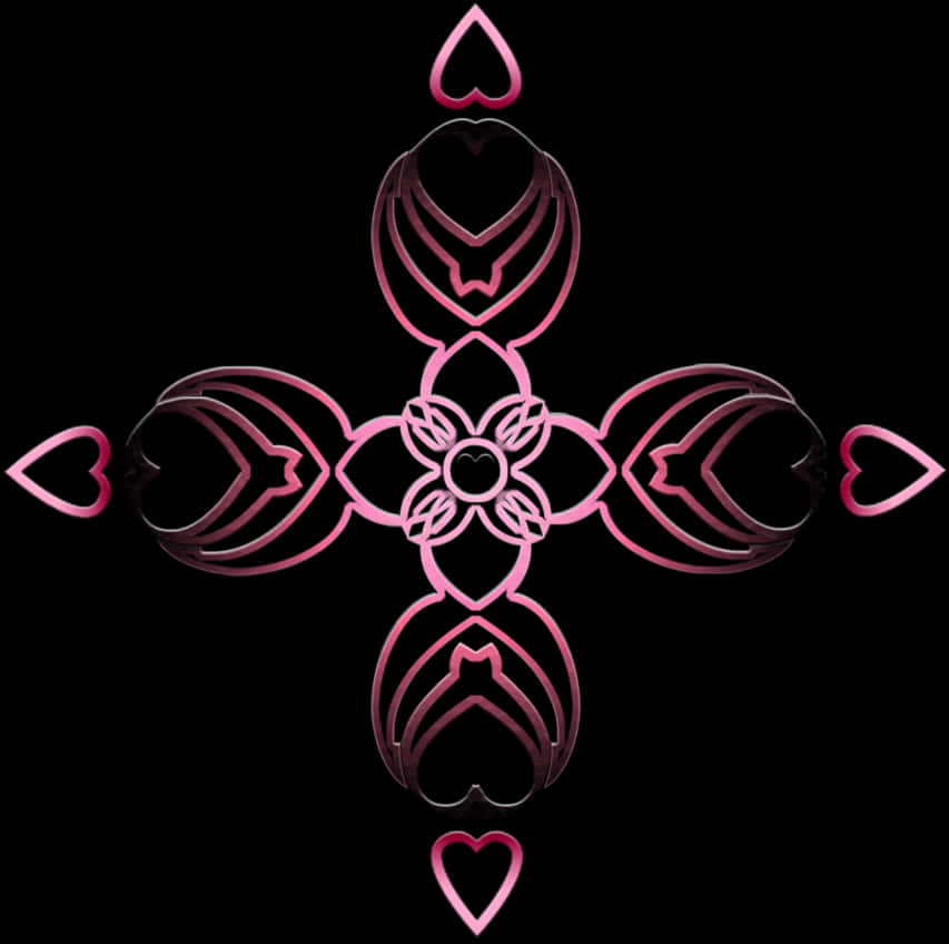 Abstract Compass Rose Design PNG
