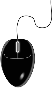 Abstract Computer Mouse Design PNG