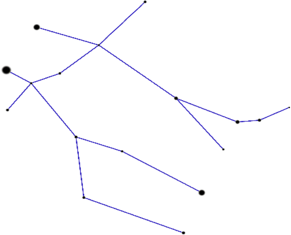 Abstract Constellation Diagram PNG