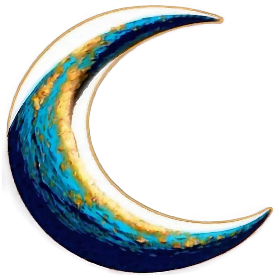 Download Abstract Crescent Moon Art Png Smv | Wallpapers.com