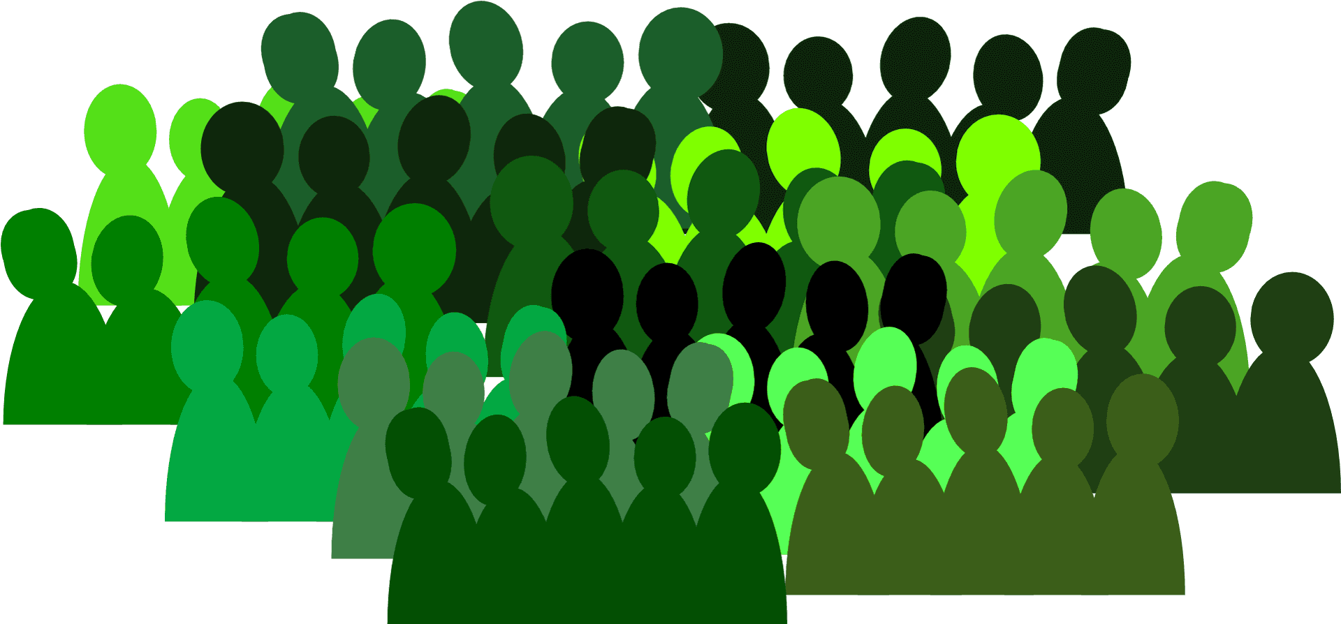Abstract Crowd Gathering.png PNG