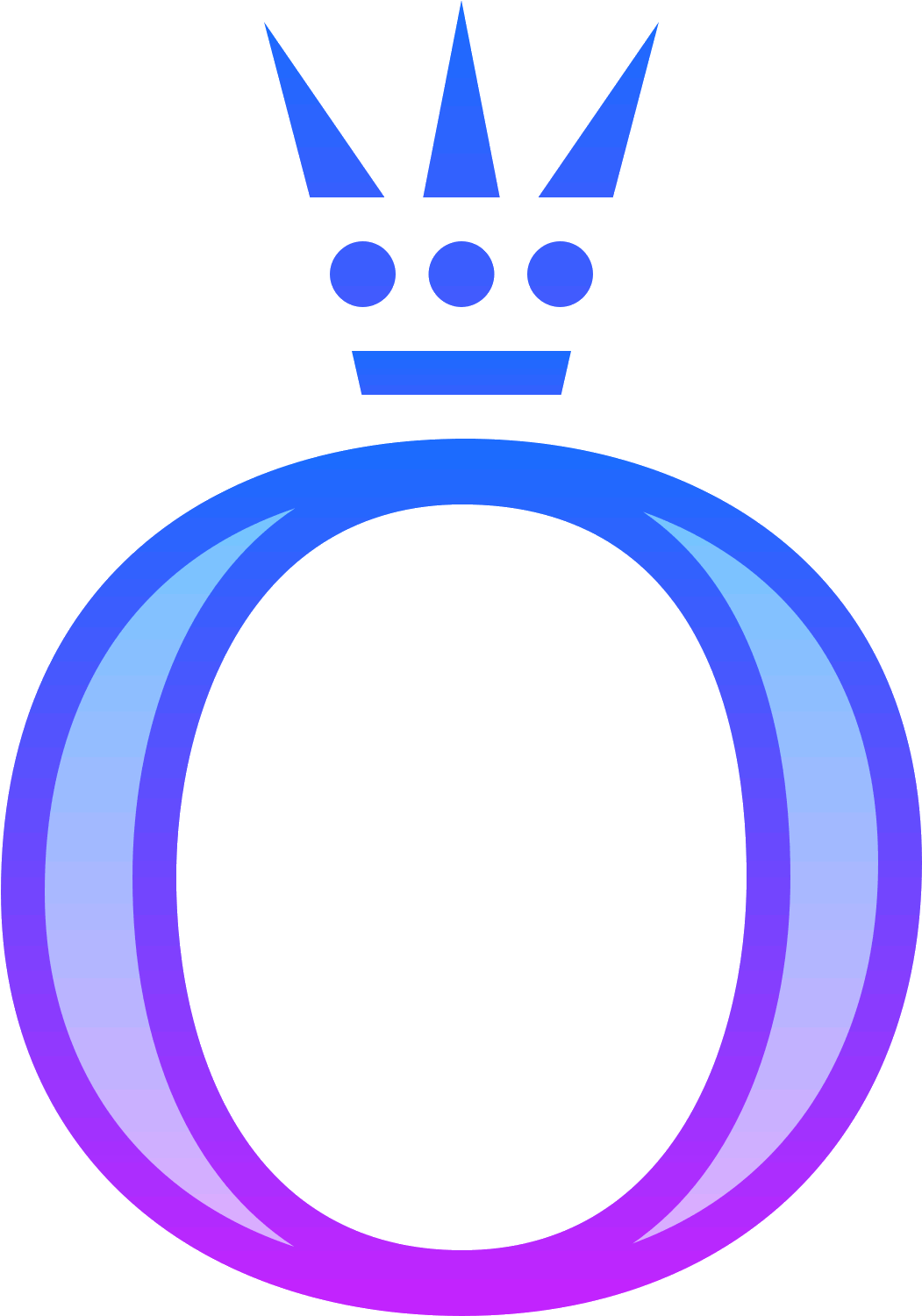 Abstract Crownand Circle Logo PNG