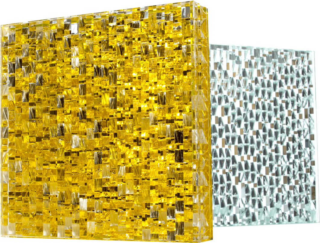 Abstract Crystal Cubes Artwork PNG