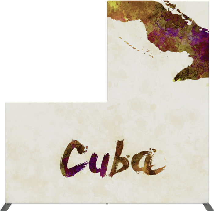 Abstract Cuba Banner Design PNG