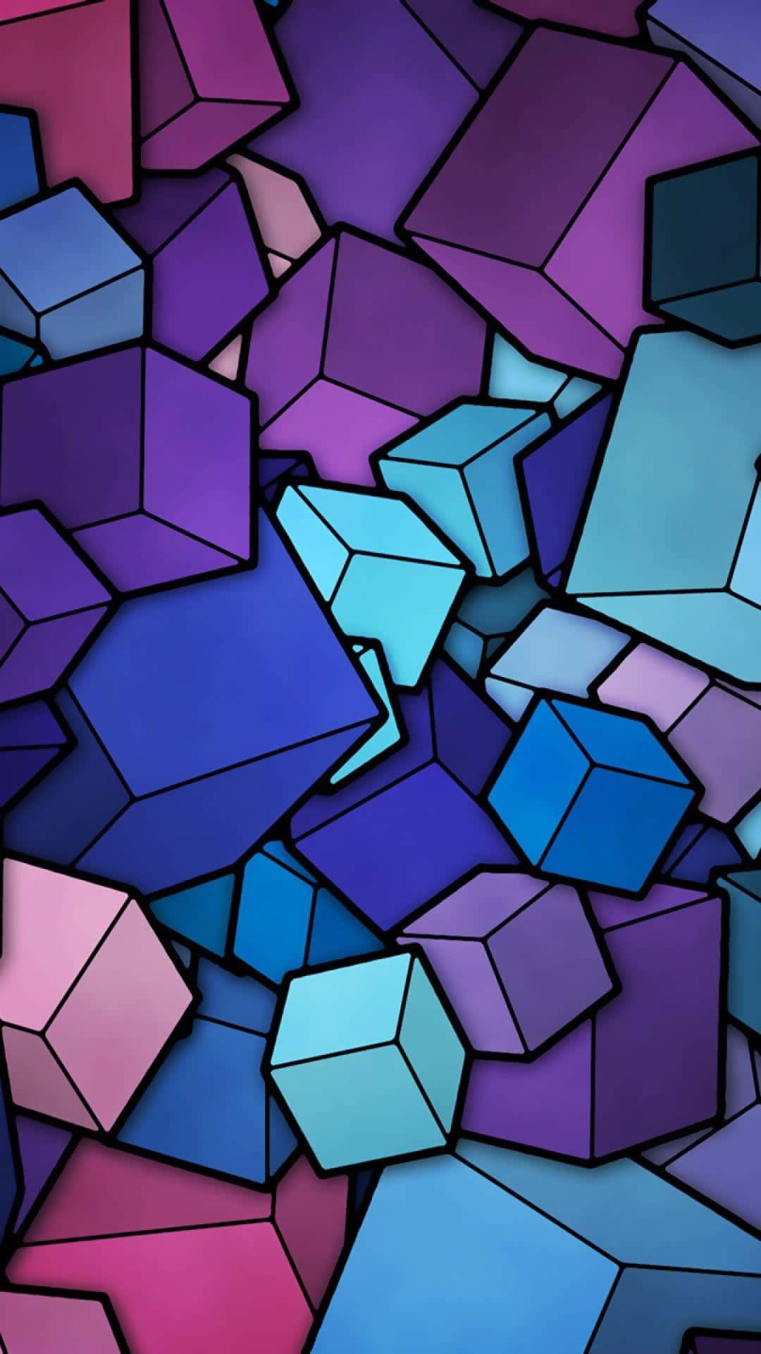 Abstract Cubism Background Wallpaper