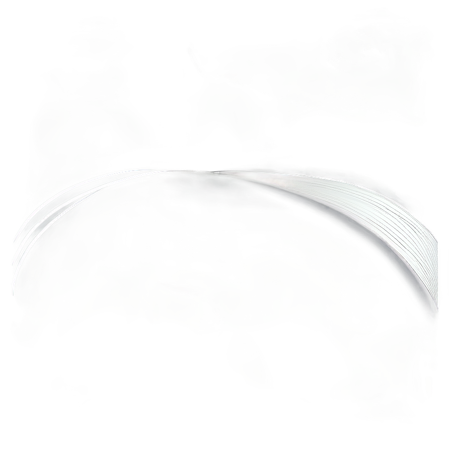 Abstract Curved Line Vector PNG