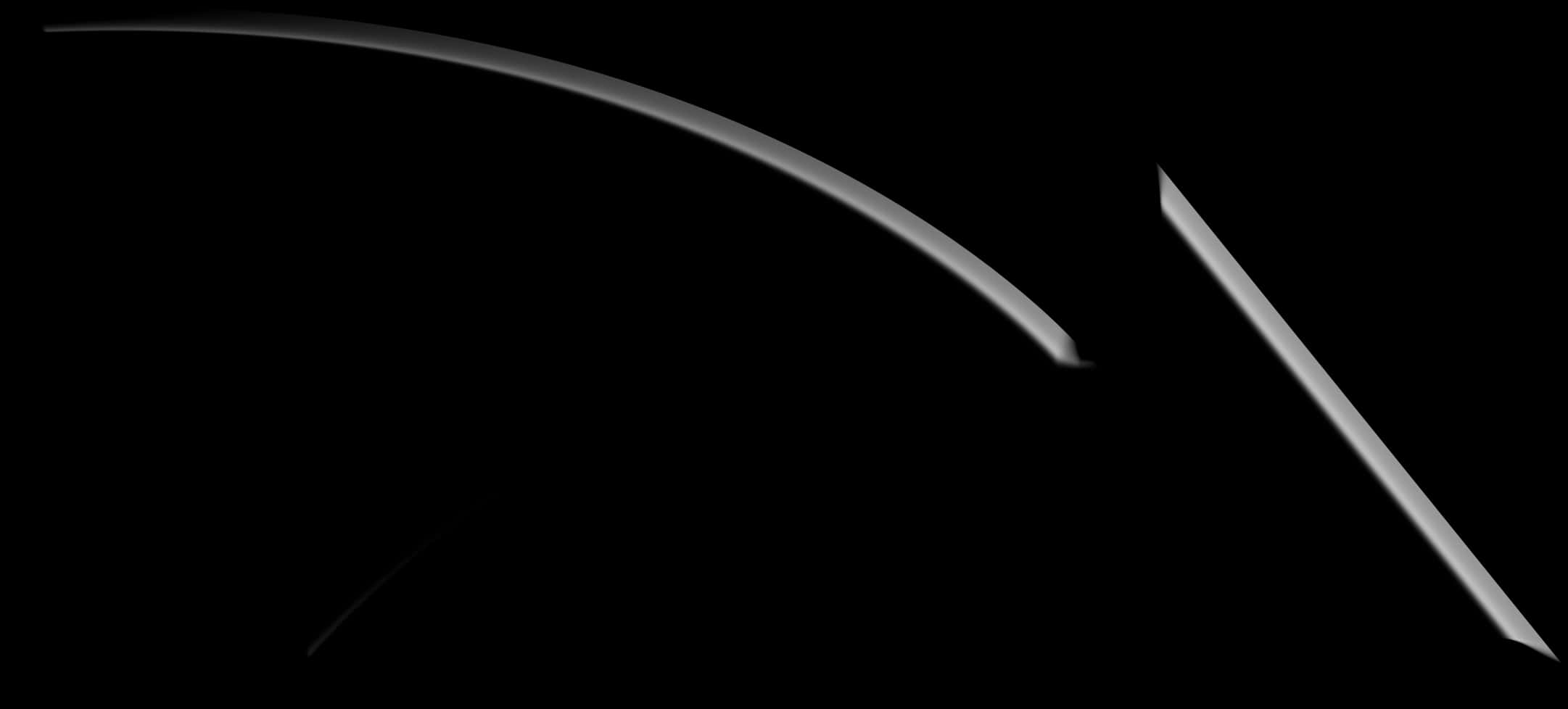 Abstract_ Black_and_ White_ Curves PNG