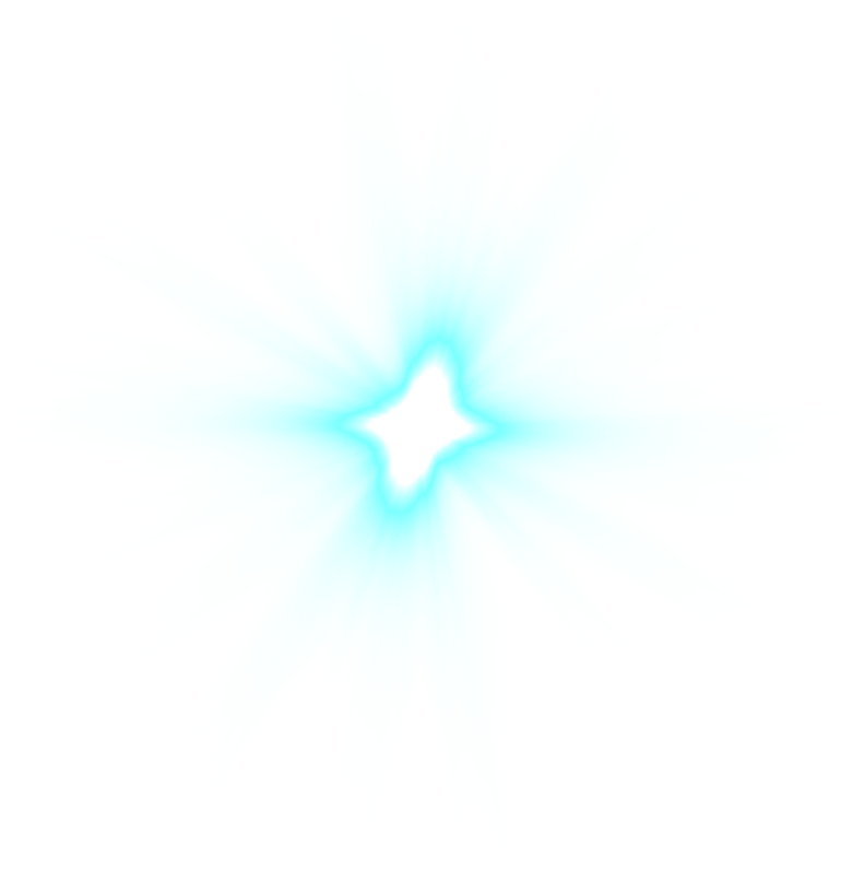 Abstract Cyan Explosion PNG