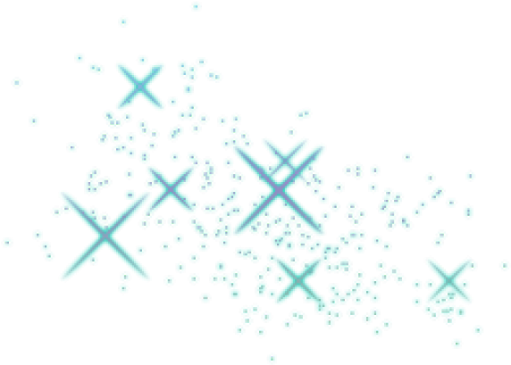 Abstract Cyan Snowflakes Pattern PNG