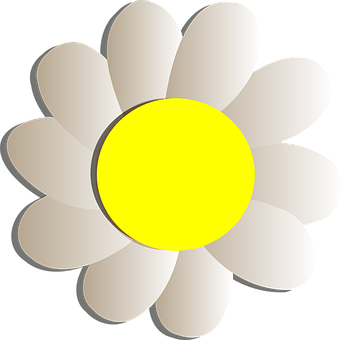Abstract Daisy Graphic PNG