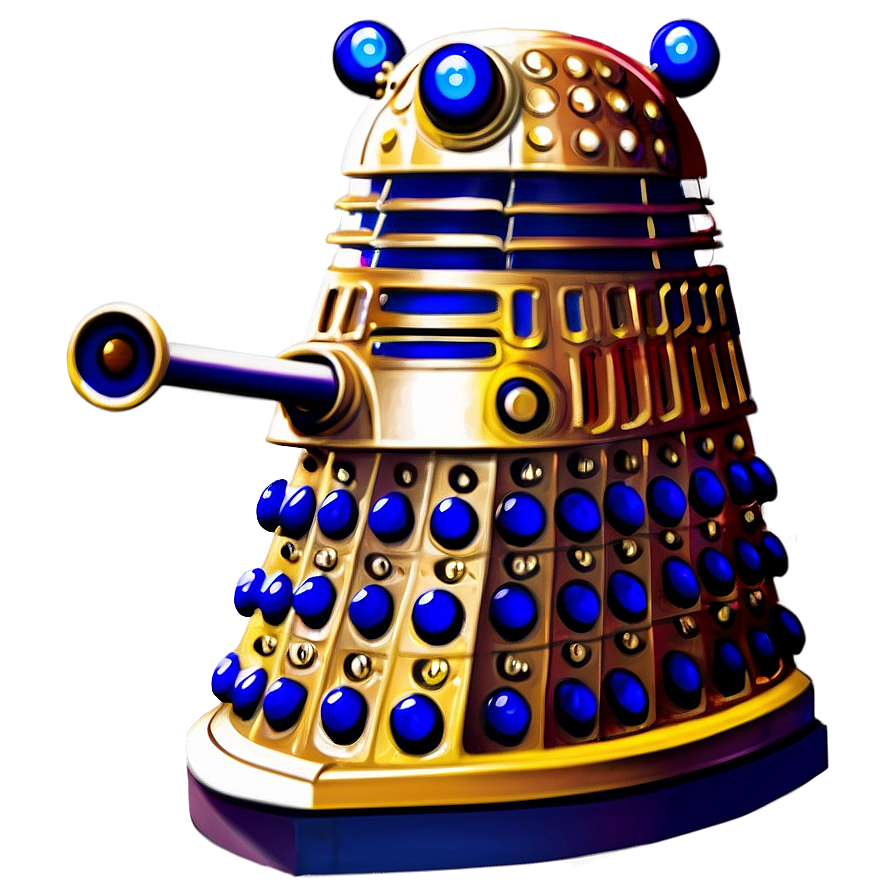 Abstract Dalek Artwork Png 06242024 PNG