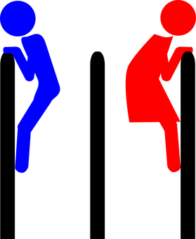 Abstract Dance Figures Graphic PNG