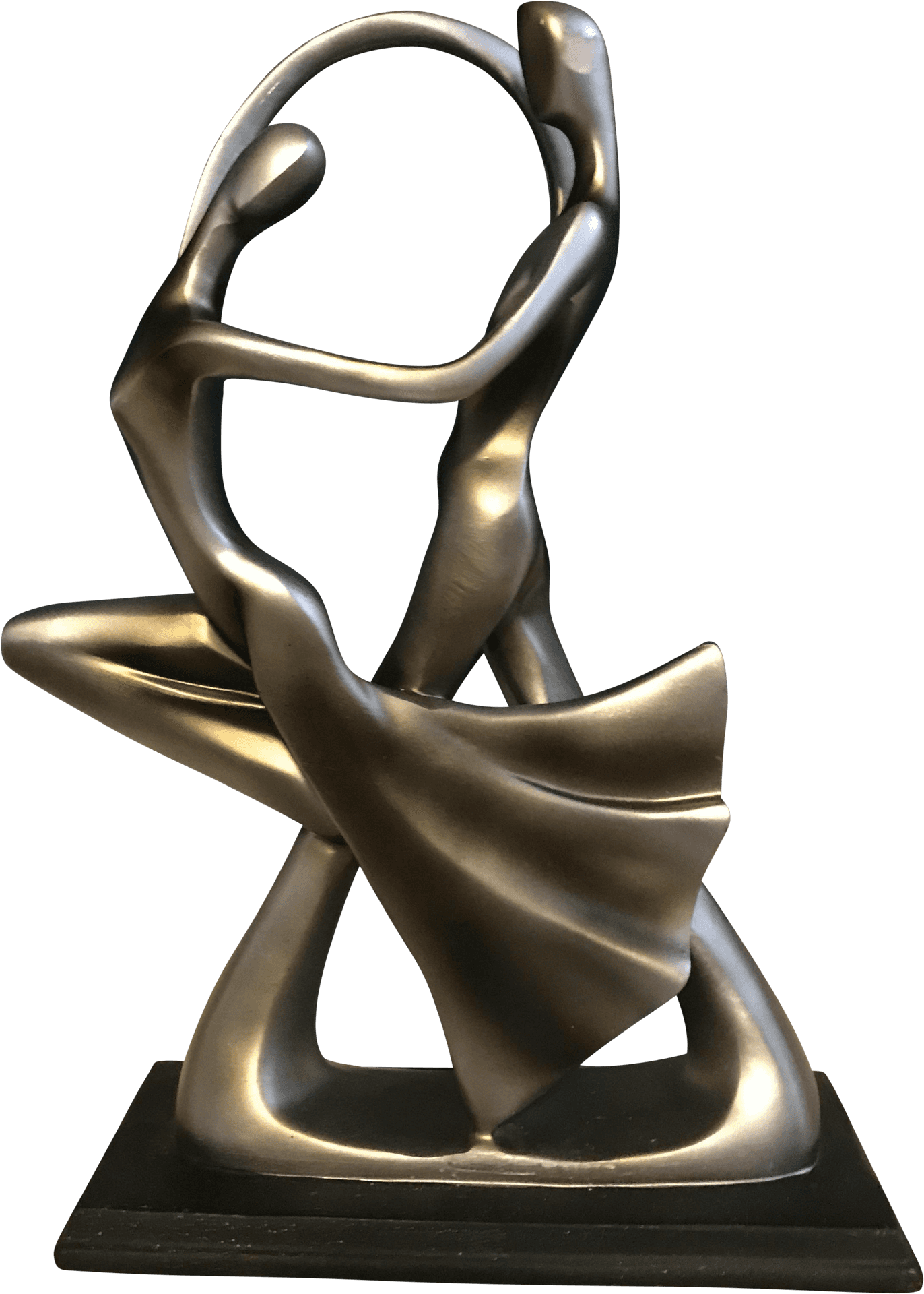 Abstract Dancing Figure Sculpture PNG