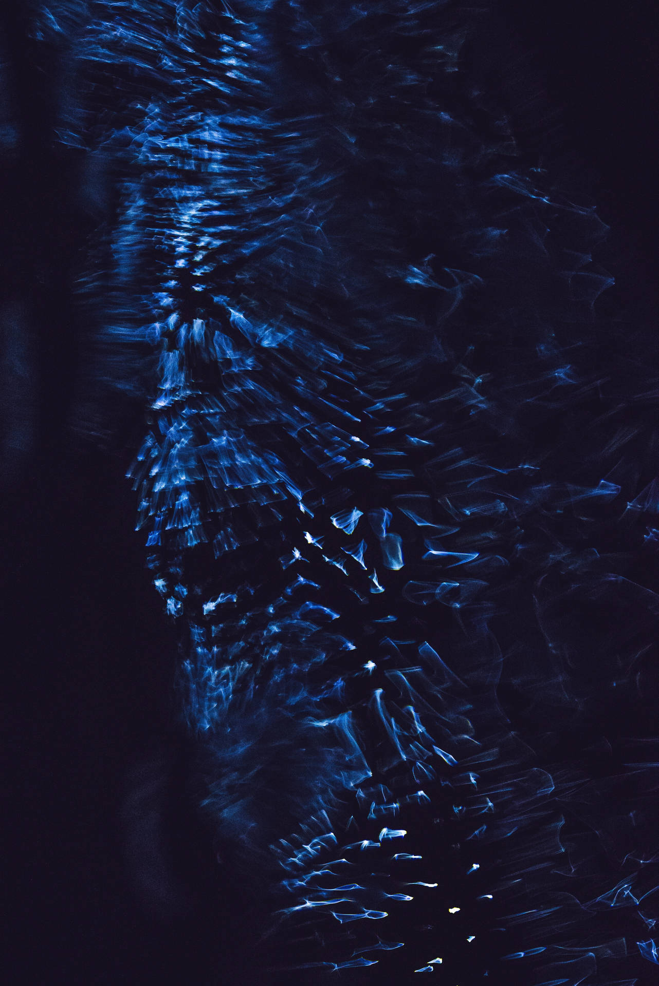 Abstract Dark Blue Smoke Picture