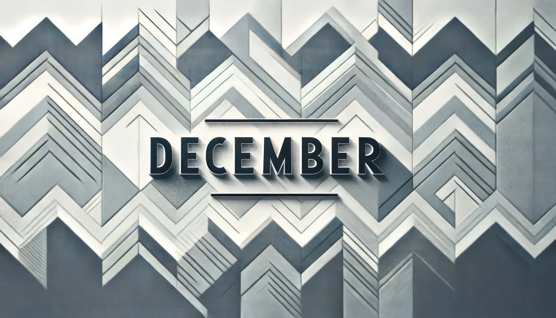 Abstract December Geometric Design Wallpaper