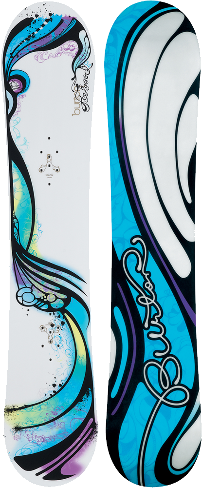 Abstract Design Snowboard PNG