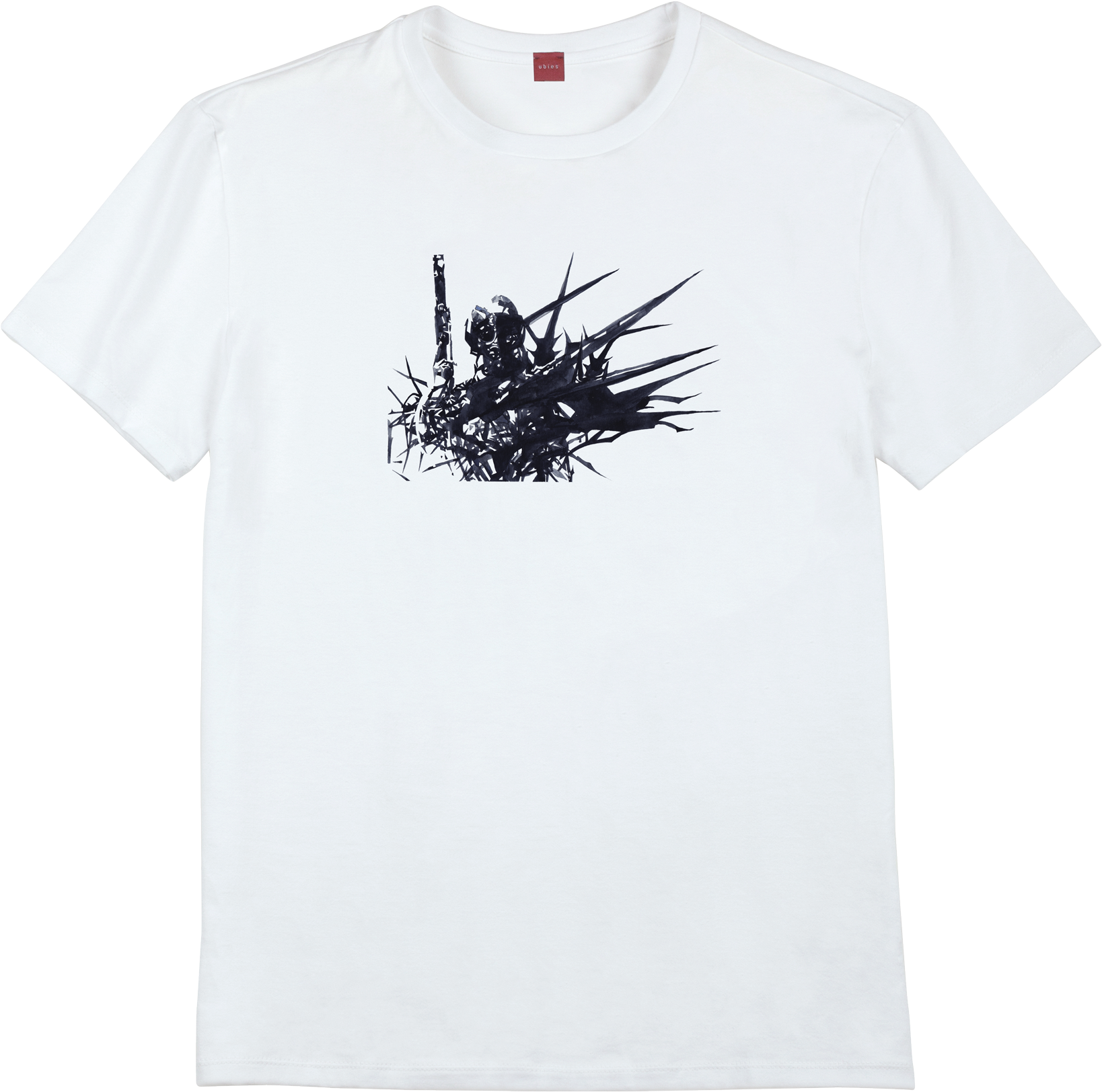Abstract Design White T Shirt PNG