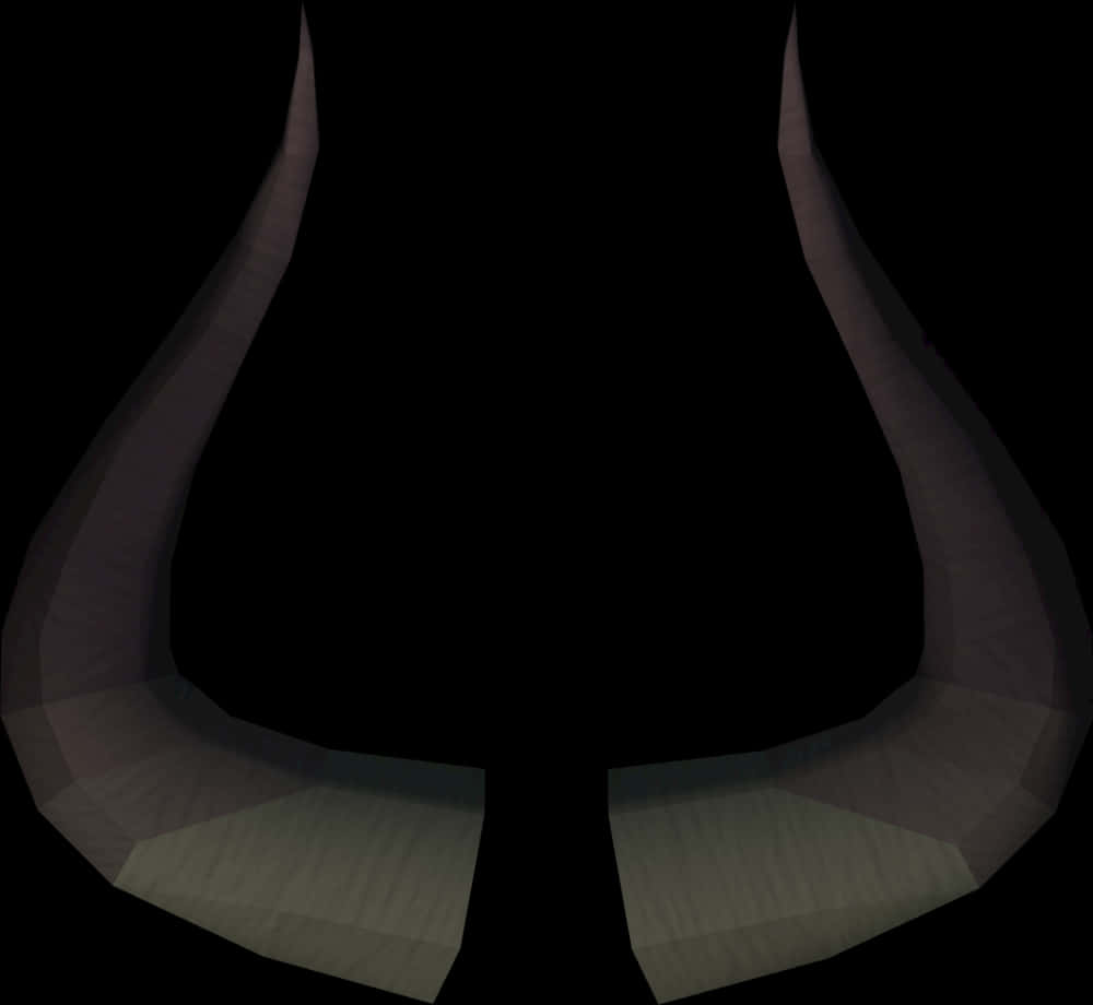 Abstract Devil Horns Design PNG