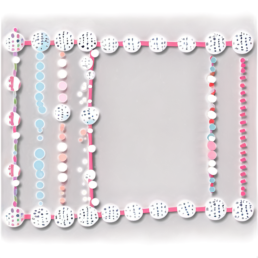 Abstract Dice Border Design PNG