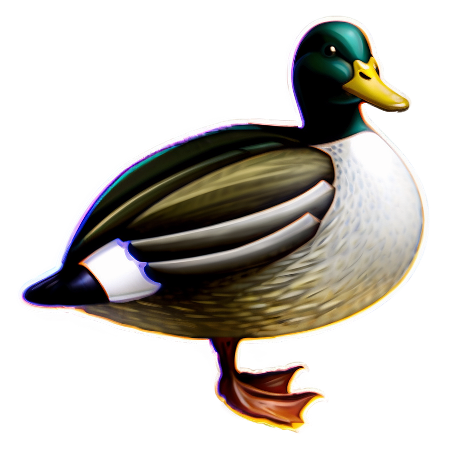 Abstract Duck Art Png Rjs36 PNG