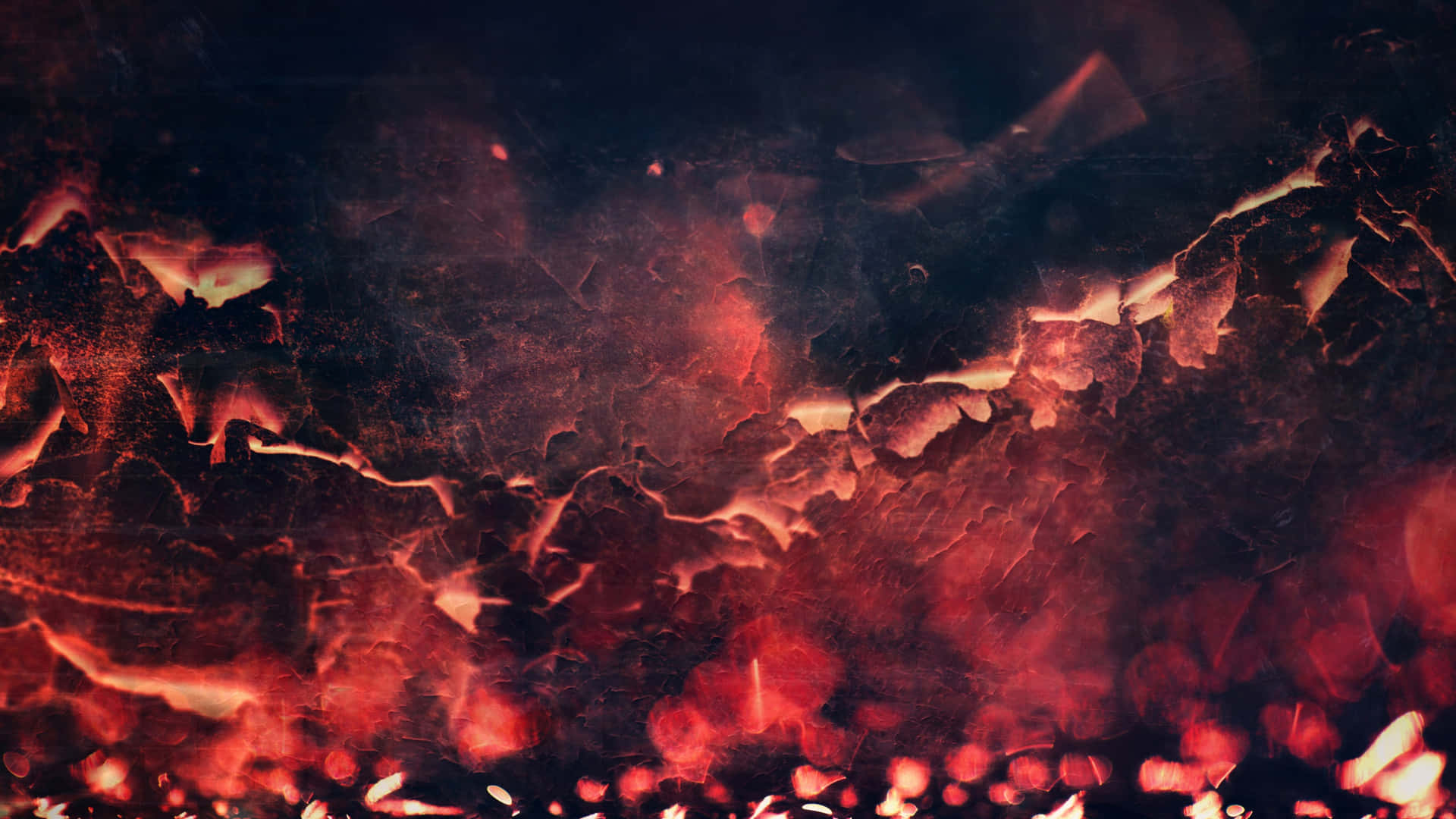 Abstract Ember Glow Wallpaper