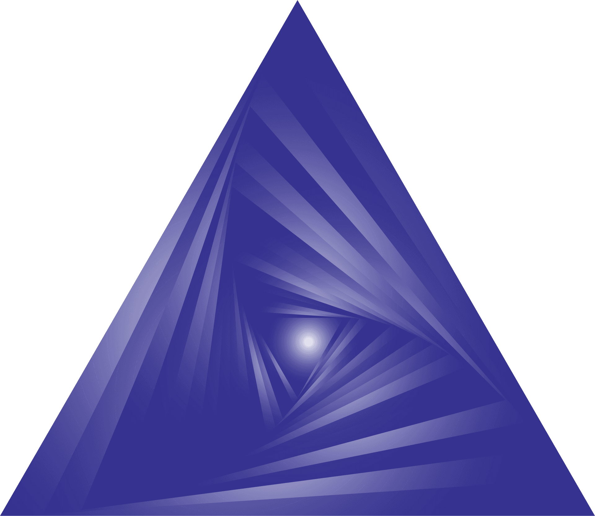 Abstract Evil Eye Triangle Illusion PNG