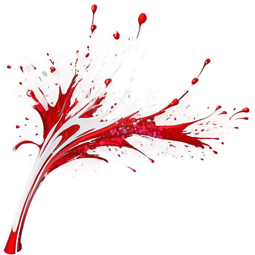 Abstract Expression Red Splash Png 86 PNG