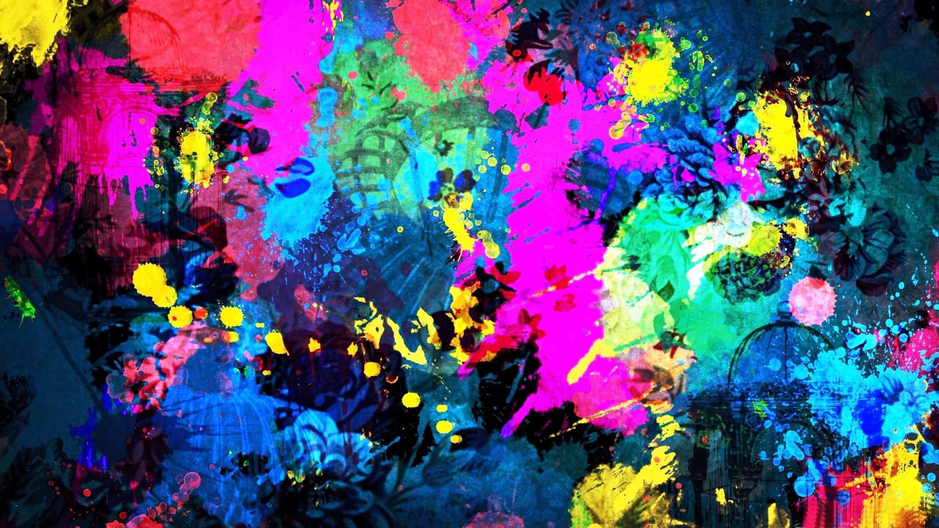 Abstract Expressionist Paintings Wallpaper