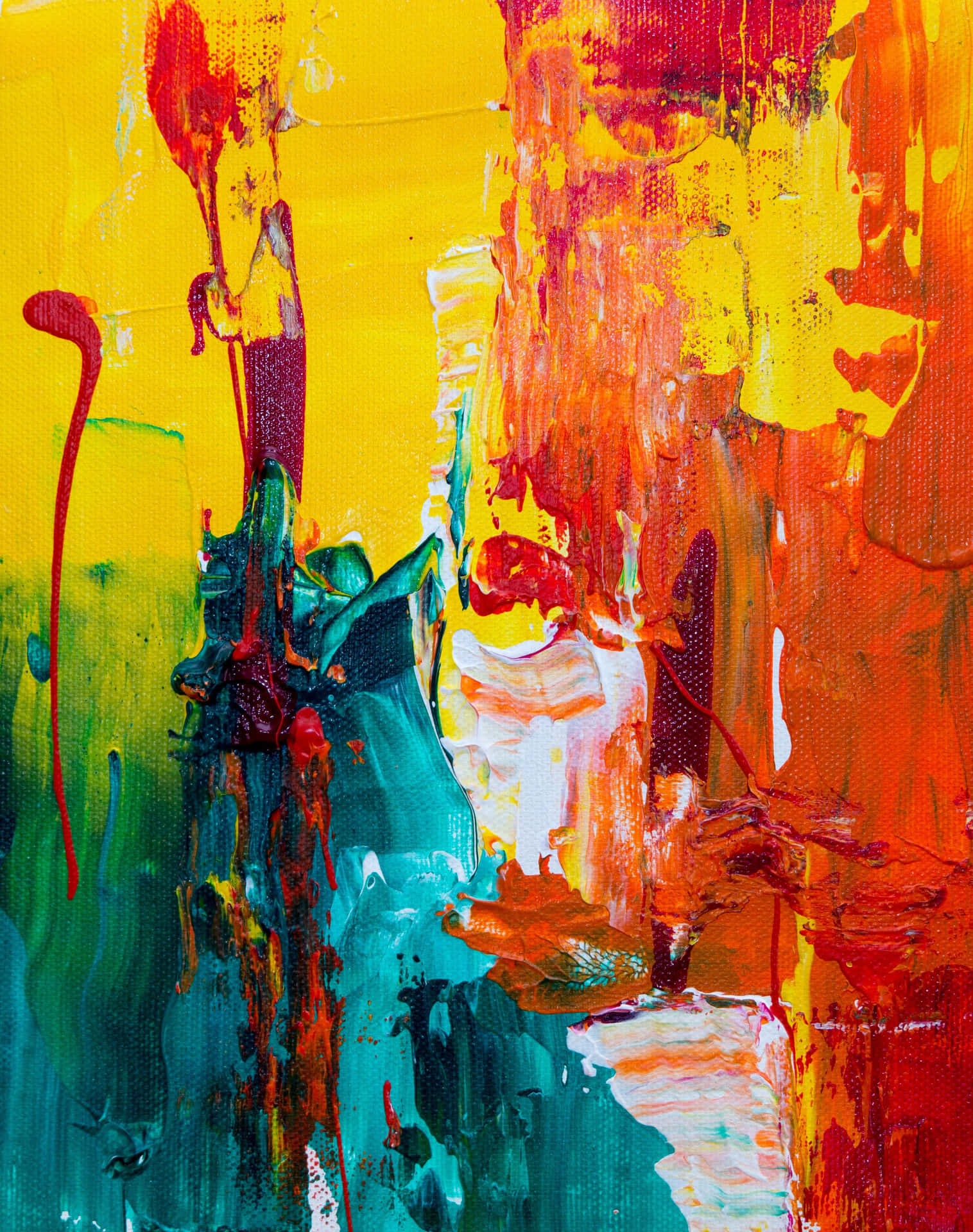 “Abstract Expressionism Painting” Wallpaper
