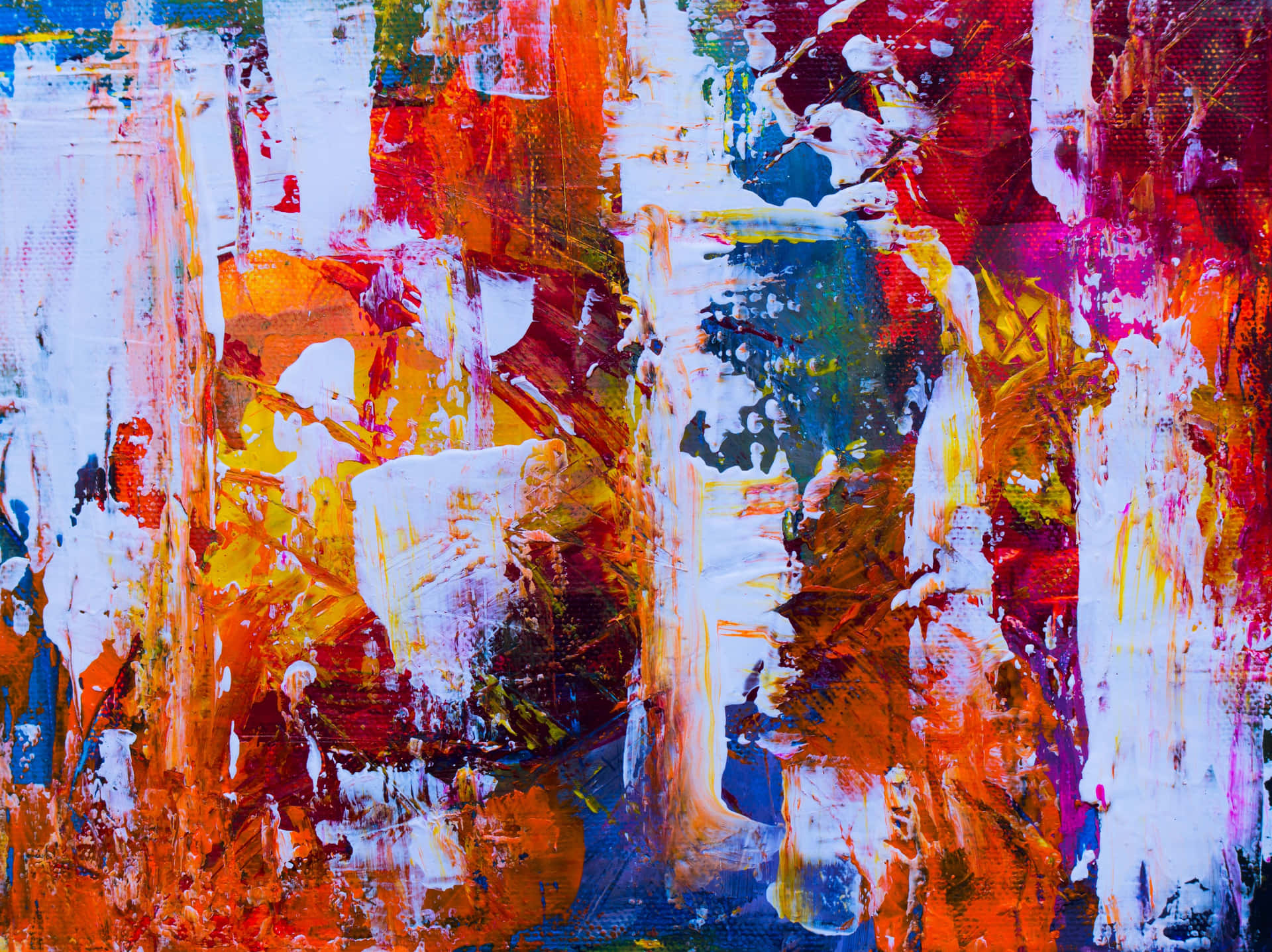 The Colorful Liberation of Abstract Expressionism Wallpaper