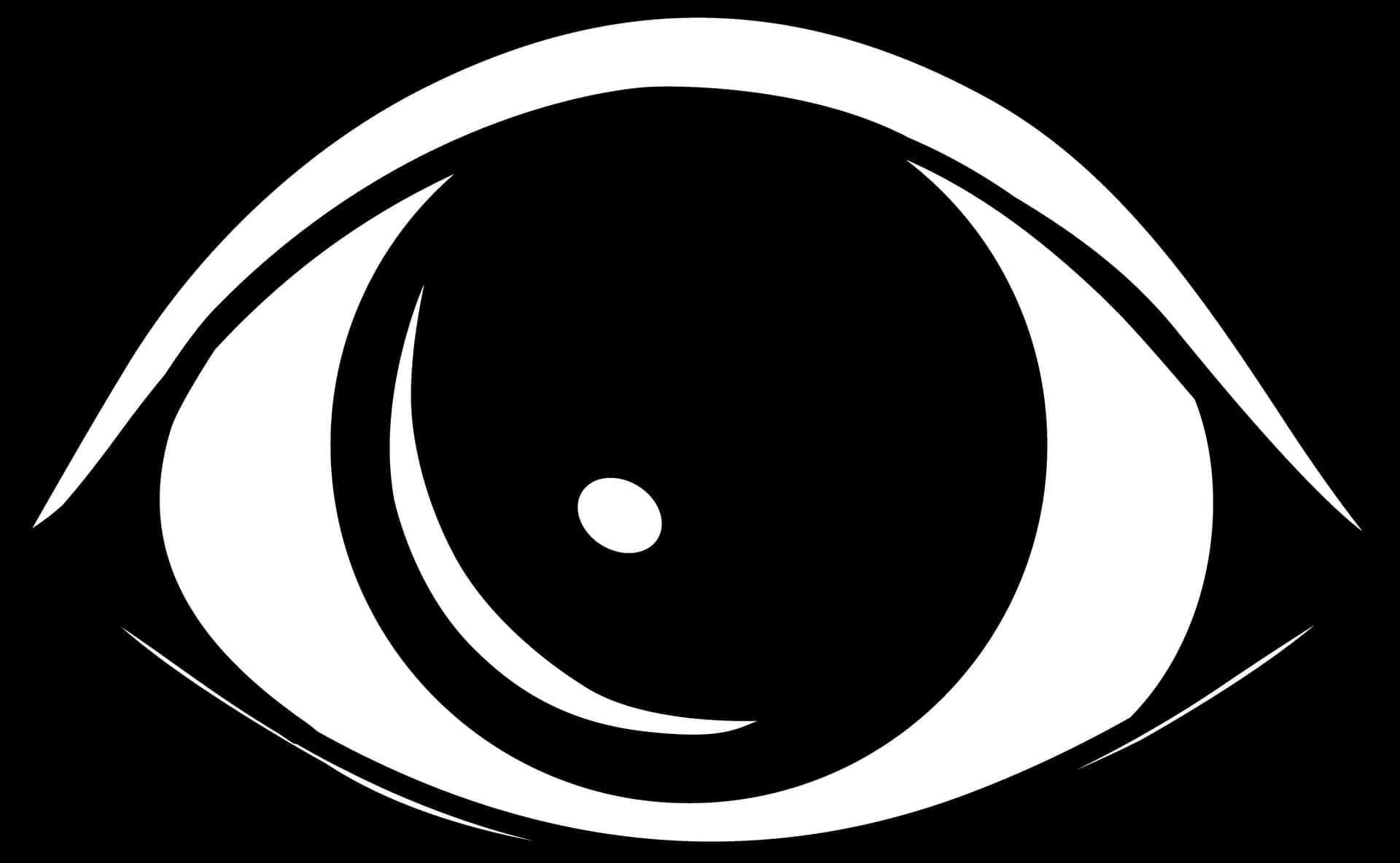 Abstract Eye Graphic Blackand White PNG