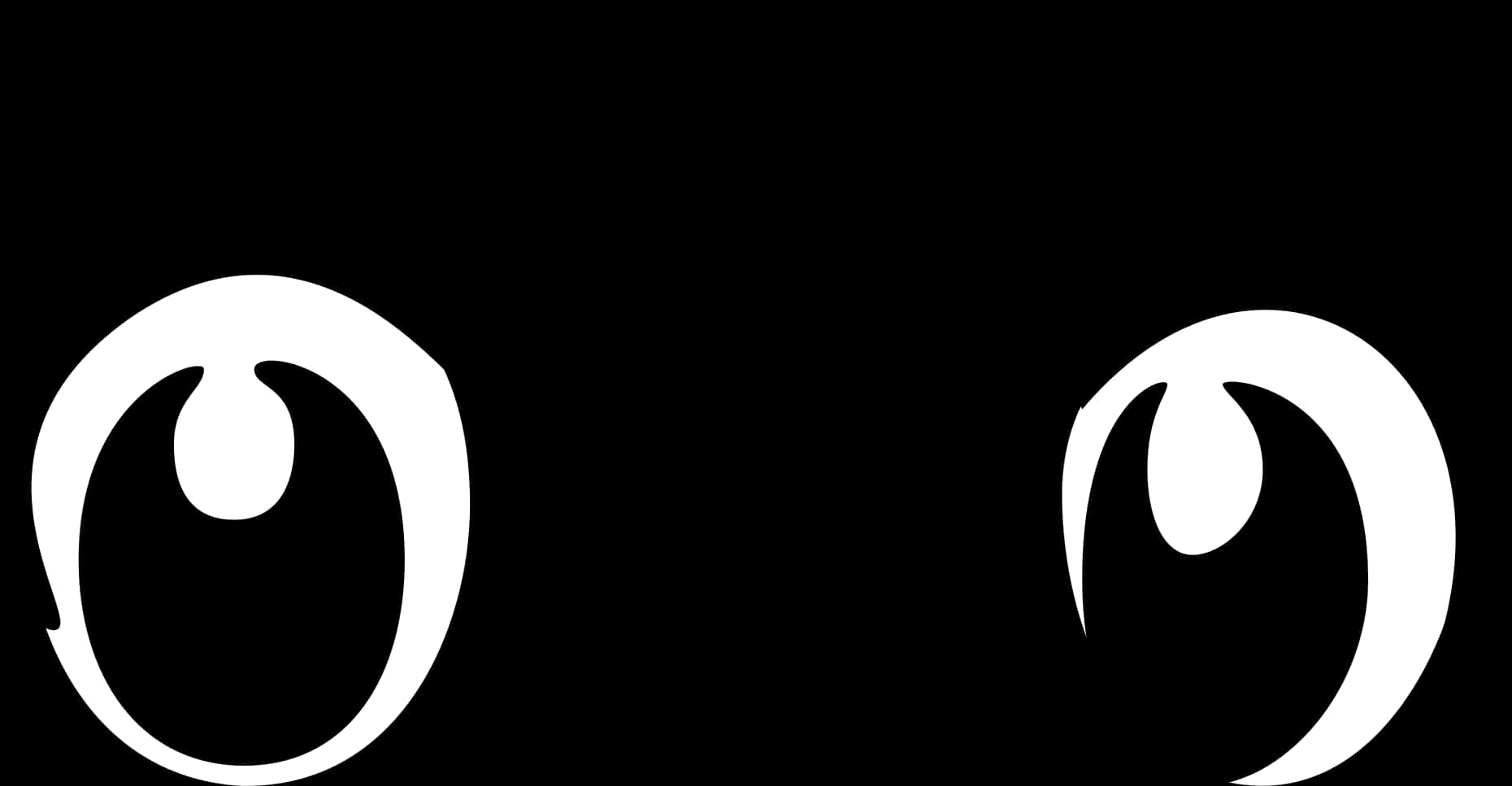 Abstract Eye Illustration Blackand White PNG