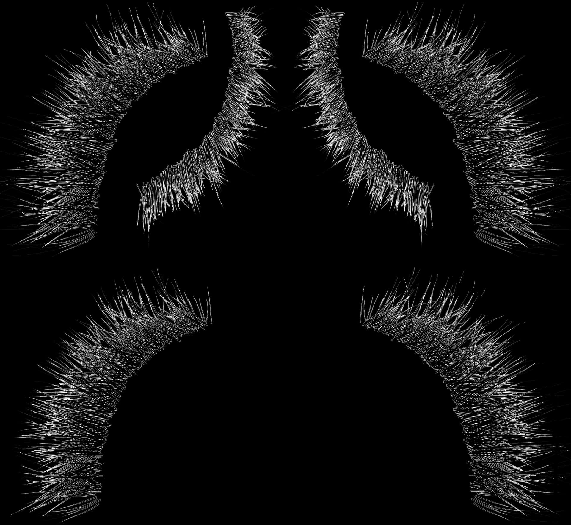 Abstract Eyelashes Art PNG