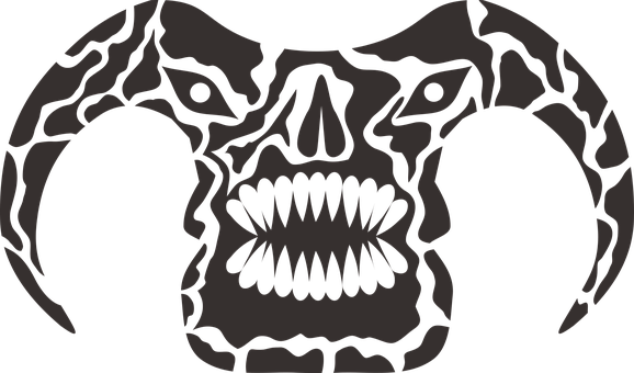 Abstract Face Illusion Art PNG